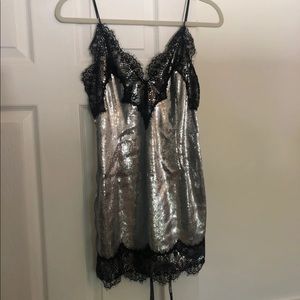 Sequin mini dress